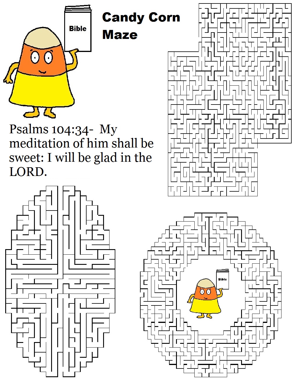 Candy Corn Sunday School Lesson|Fall Sunday School Lessons